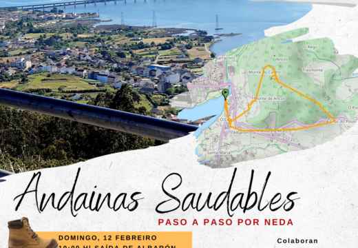 Inscricións abertas na segunda ruta do programa Andainas Saudables Paso a Paso por Neda